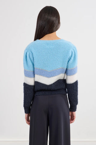 Knittted Sweater - Blue
