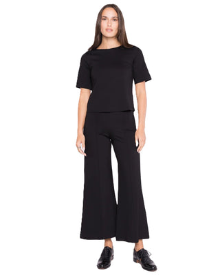 Crop Wide Leg Pant - Black