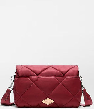 MZ Wallace Madison Flap Crossbody - Claret