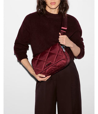 MZ Wallace Madison Flap Crossbody - Claret