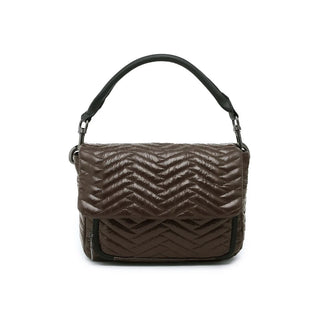 Think Royln The Muse - Moto Quiliting Glossy Chocolate