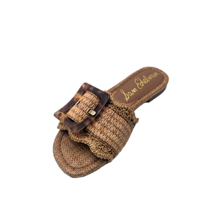 Bambi Raffia Sandal - Cuoio
