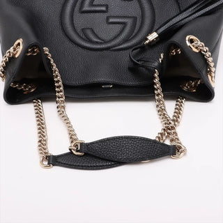 Gucci Black Soho Chain Tote