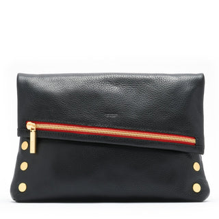 VIP Medium Crossbody - Black/Brushed Gold