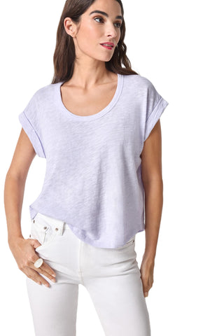 Lilla P Cuff Sleeve Boxy Top - Lilac