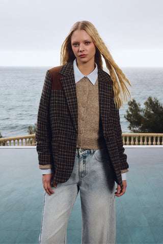 Ladies Woven Blazer
