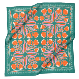 Winne Bandana - Green/Orange