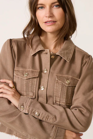 Paige Cropped Pacey Jacket - Vintage Canewood