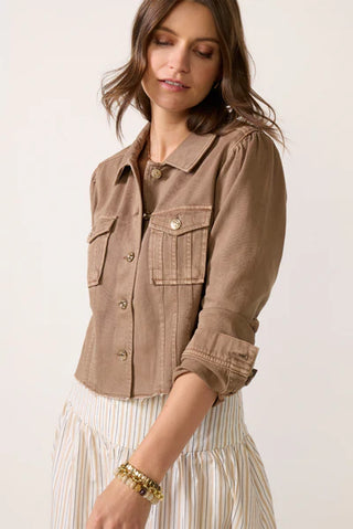 Paige Cropped Pacey Jacket - Vintage Canewood