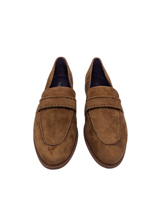 Abbra Flat - Cuoio Suede