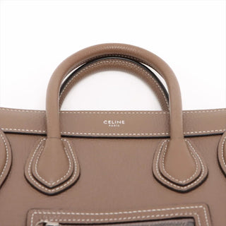 Celine Greige Nano Luggage Shopper
