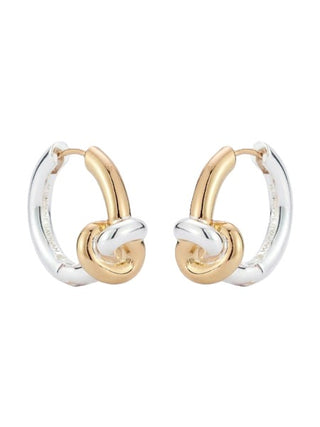 Allison Hoops - Gold/Silver