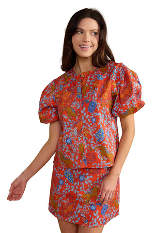 Double A Dylan Top - Leopard