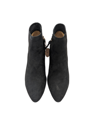 Sasha Suede Heel - Black