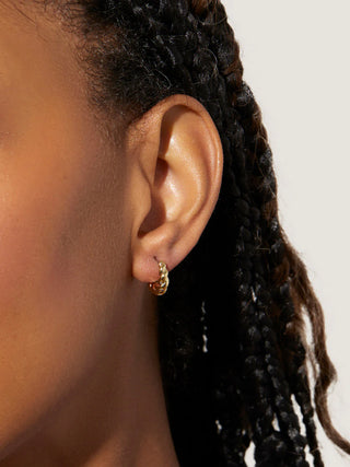 Ana Luisa Paris Mini Twisted Hoop - Mini - Gold