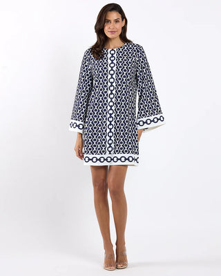 Renata Dress - Chains Navy