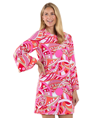 Renata Dress- Mod Party Peony