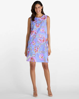 Jude Connally Yolanda Stretch Poplin - Floral Bluebell Gold