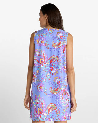 Jude Connally Yolanda Stretch Poplin - Floral Bluebell Gold