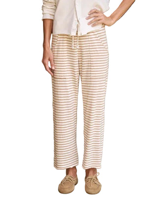 Frank and Eileen Penny Patch Pocket Sweatpant Vintage - White Camel Stripe