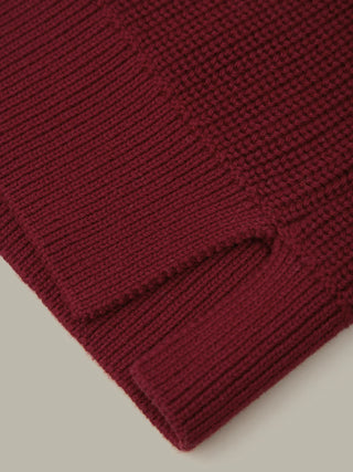 525 America Demi High Crew Neck Tank - Dark Cherry