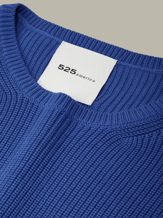 525 America Emma Crewneck Sweater - Blue Lolite