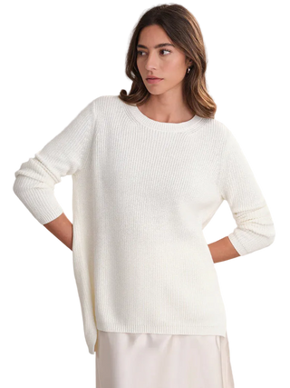 Emma Crewneck Sweater - Chalk