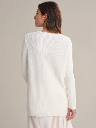Emma Crewneck Sweater - Chalk