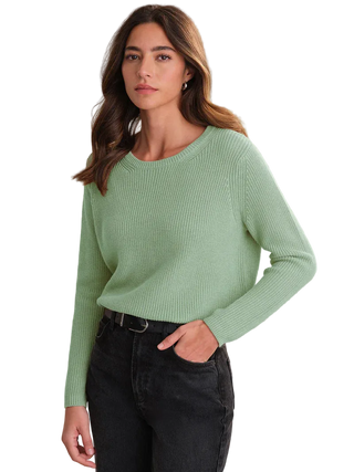 Emma Crewneck Sweater - Silt Green