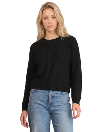 525 America Daphne Cropped Pullover - Black