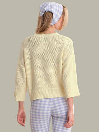 525 - Sequoia Oversized Boxy Tee - Lemon Icing