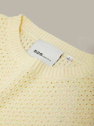 525 - Sequoia Oversized Boxy Tee - Lemon Icing