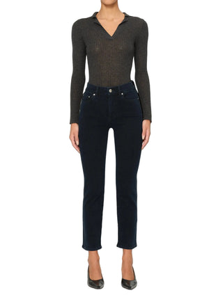 DL1961 Mara Straight Mid Rise Jeans - Flatiron