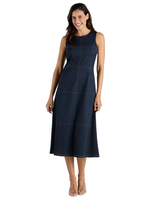 Jude Connally Blake Dress - Navy Saddle