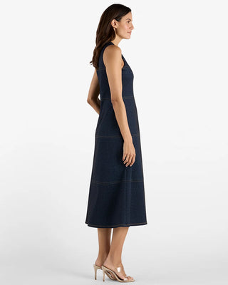 Jude Connally Blake Dress - Navy Saddle