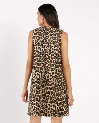 Holly Dress - Leopard Brown