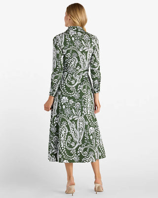 Jude Connally Kitty Stretch Poplin Dress - Wild Paisley/Navy Loden