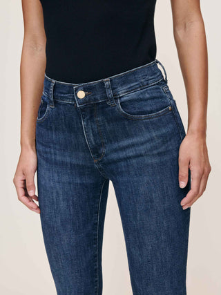 Mara Straight Mid-Rise Instasculpt Ankle - India Ink