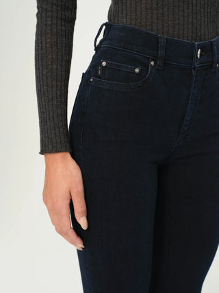 Mara Straight Mid Rise Jeans - Flatiron