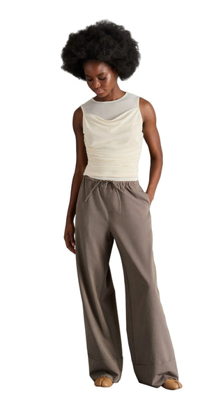 Steve Madden Roman Knit Top - Cream