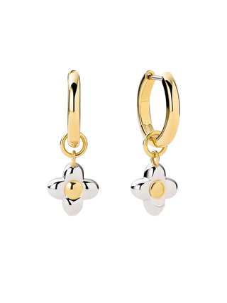 Ana Luisa Flower Earrings - Liora Hoops Two Tone