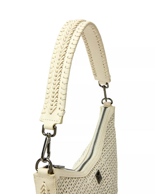 Posh - Cream Perforated Leather