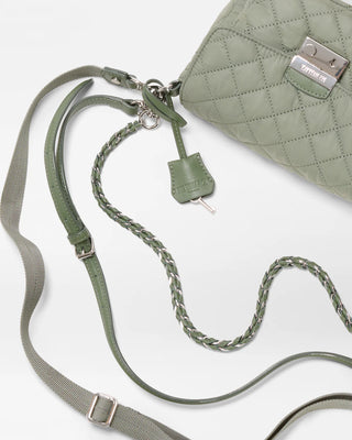 Small Crosby Lock Crossbody - Agave Green