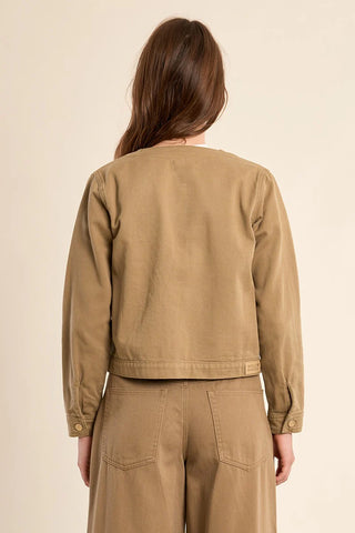 Molly Bracken - Ladies Woven Jacket - Khaki