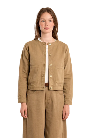 Molly Bracken - Ladies Woven Jacket - Khaki