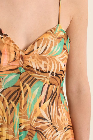 Ladies Woven Dress - Yellow Claudia