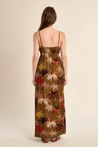 Ladies Woven Dress - Khaki Moana