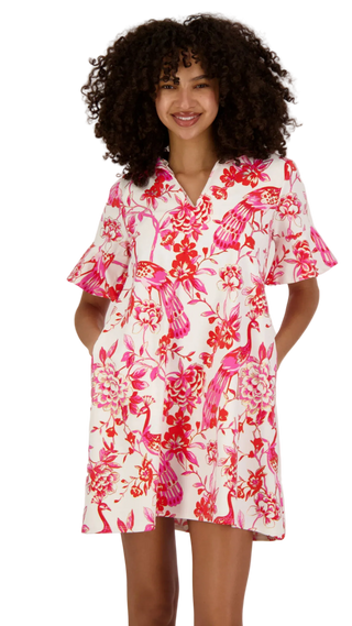 Jude Connally Regina Dress - Gilded Peacock Garden