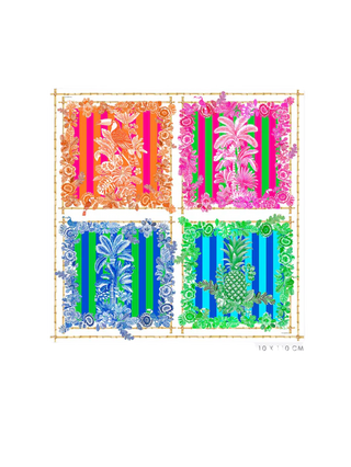 Silk Scarf - Tropical