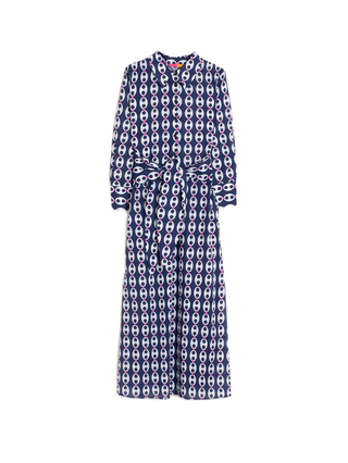 Shirt Dress - Blue Rope Tie